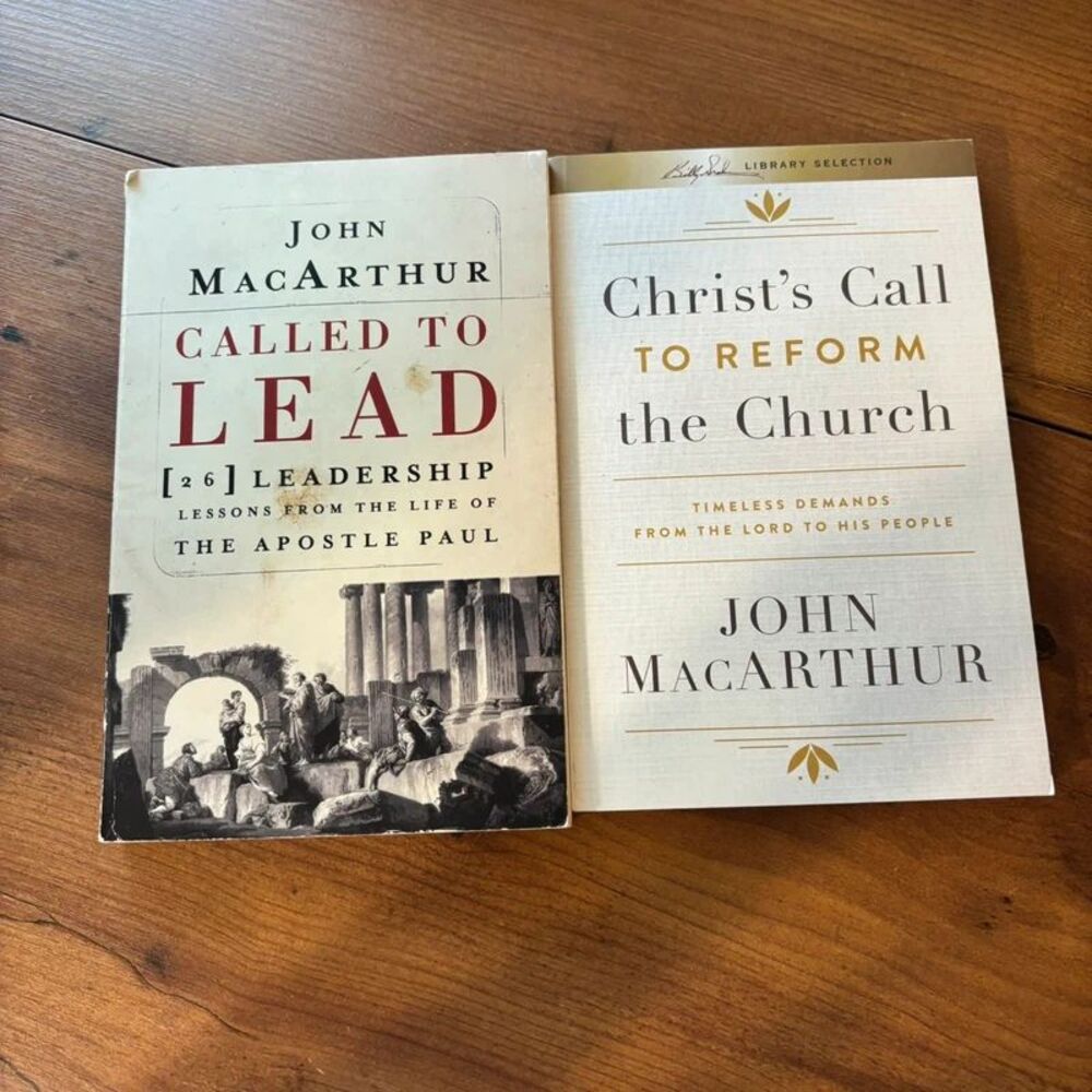 John MacArthur Christian Living Paperback Book Bundle (Set of 2)